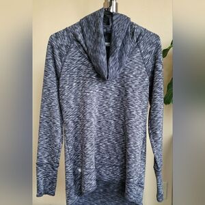 Athleta Tranquility Cowl Neck Fleece Pullover Women's Small